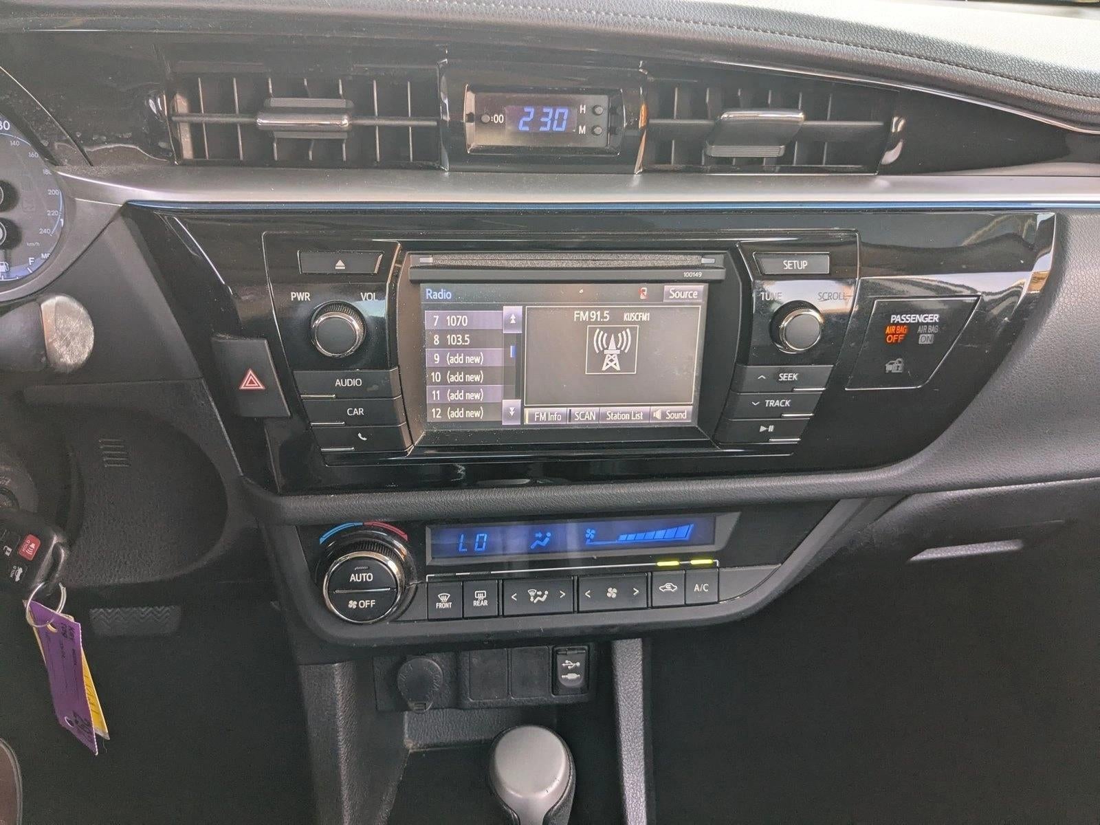 2014 Toyota Corolla 4dr Sdn CVT Auto S Plus (Natl)