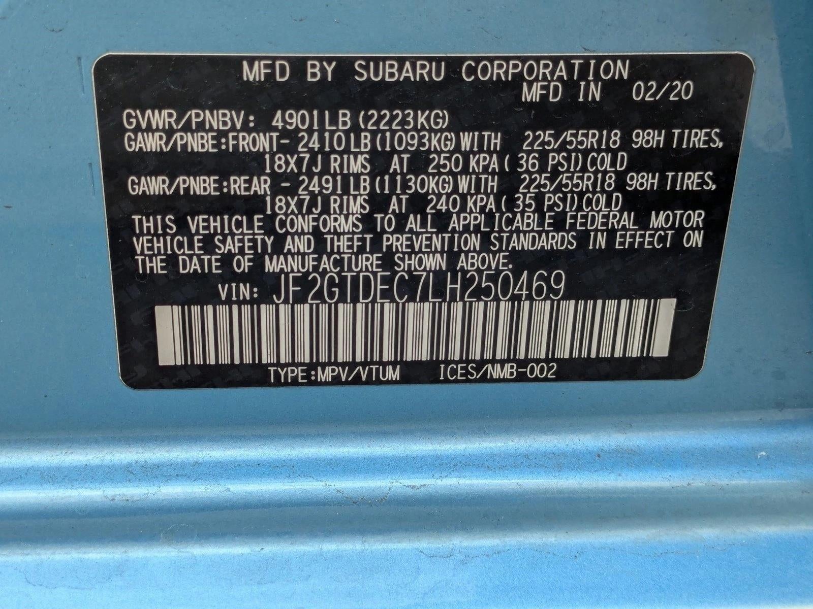 2020 Subaru Crosstrek Hybrid CVT