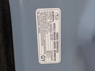 2021 Subaru Crosstrek Limited CVT
