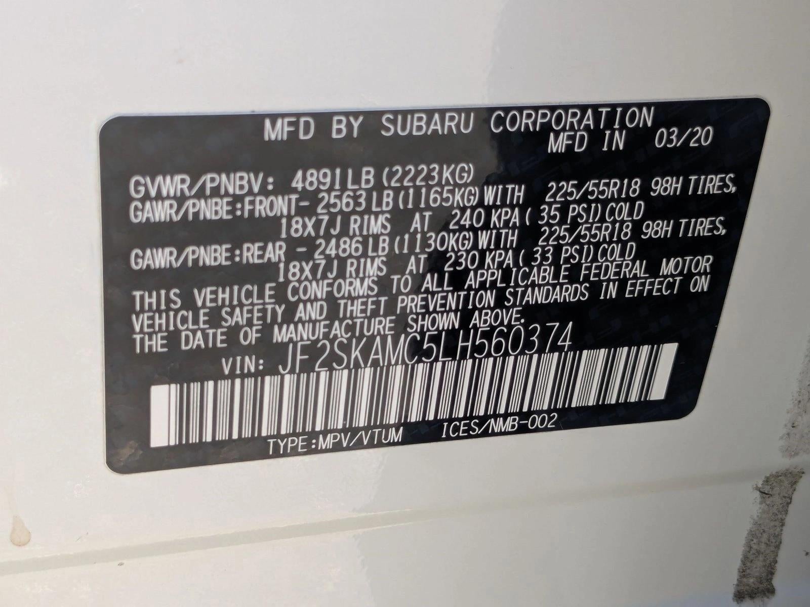 2020 Subaru Forester Sport CVT