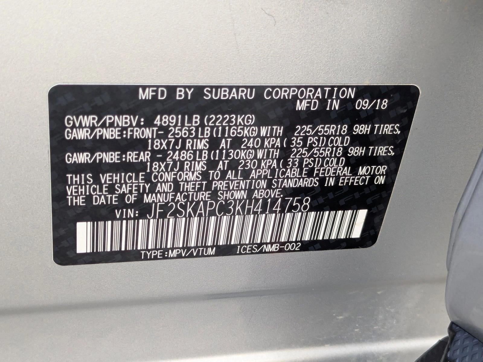 2019 Subaru Forester 2.5i Sport