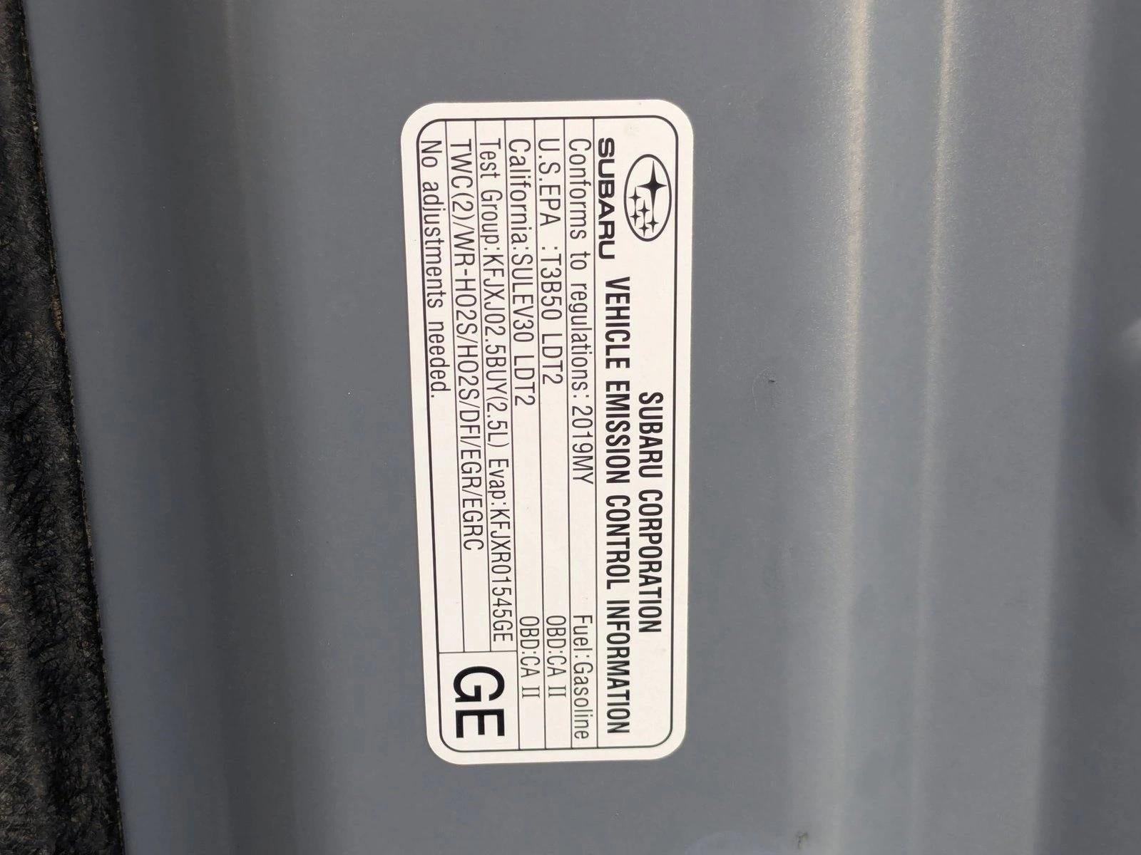 2019 Subaru Forester 2.5i Sport