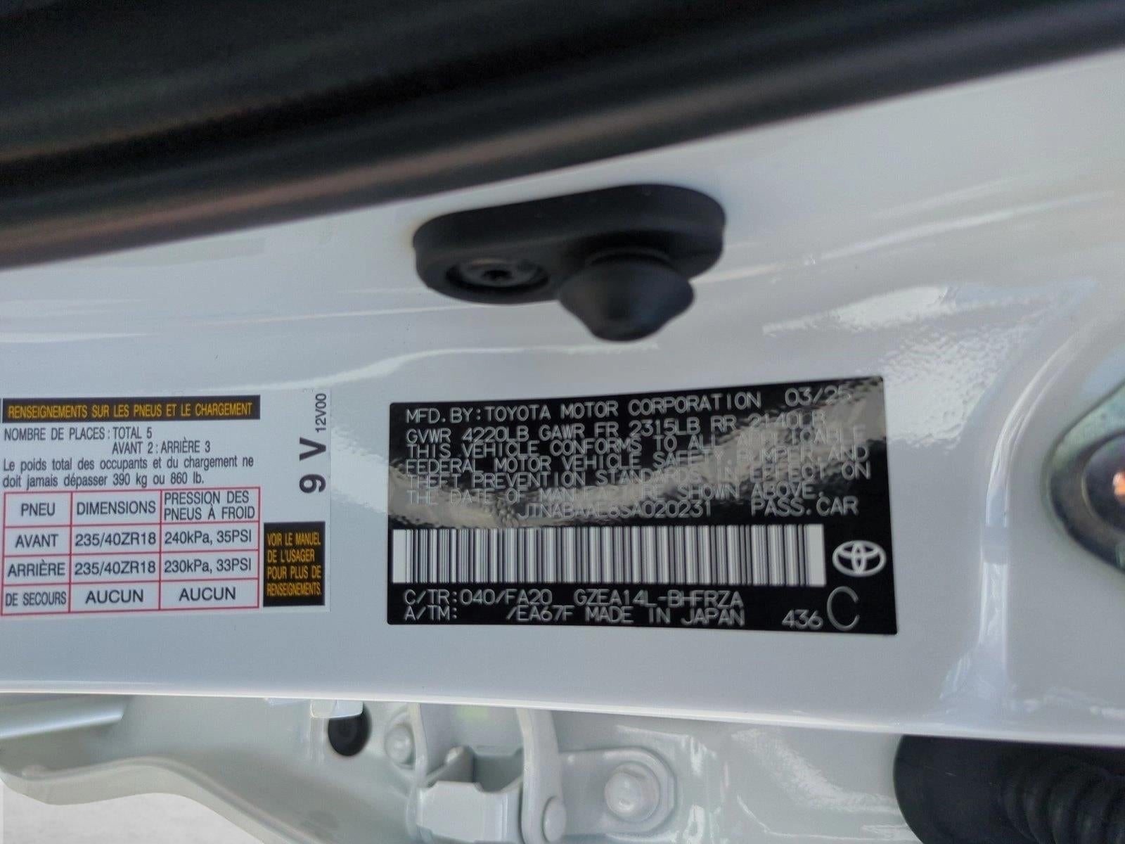 2025 Toyota GR Corolla Core Manual (Natl)