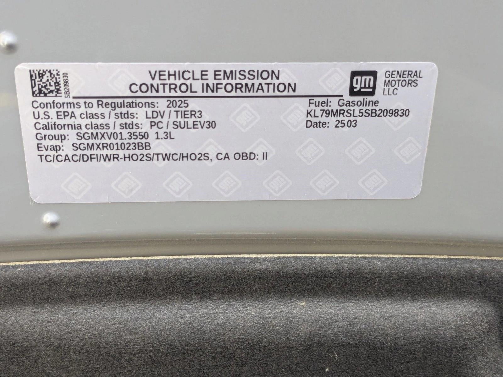 2025 Chevrolet Trailblazer AWD 4dr LT