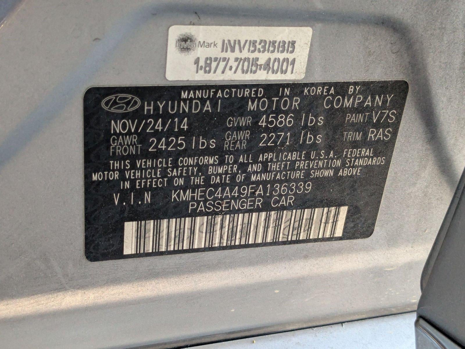 2015 Hyundai SONATA Hybrid 4dr Sdn Limited