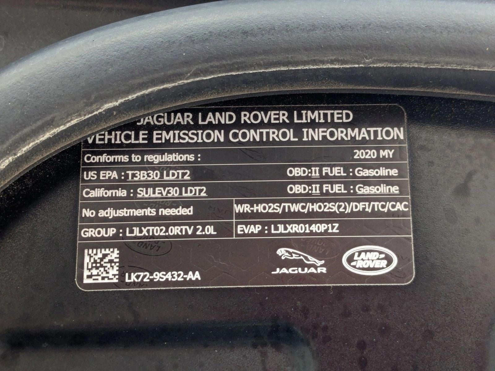 2020 Land Rover Range Rover Evoque P250 S