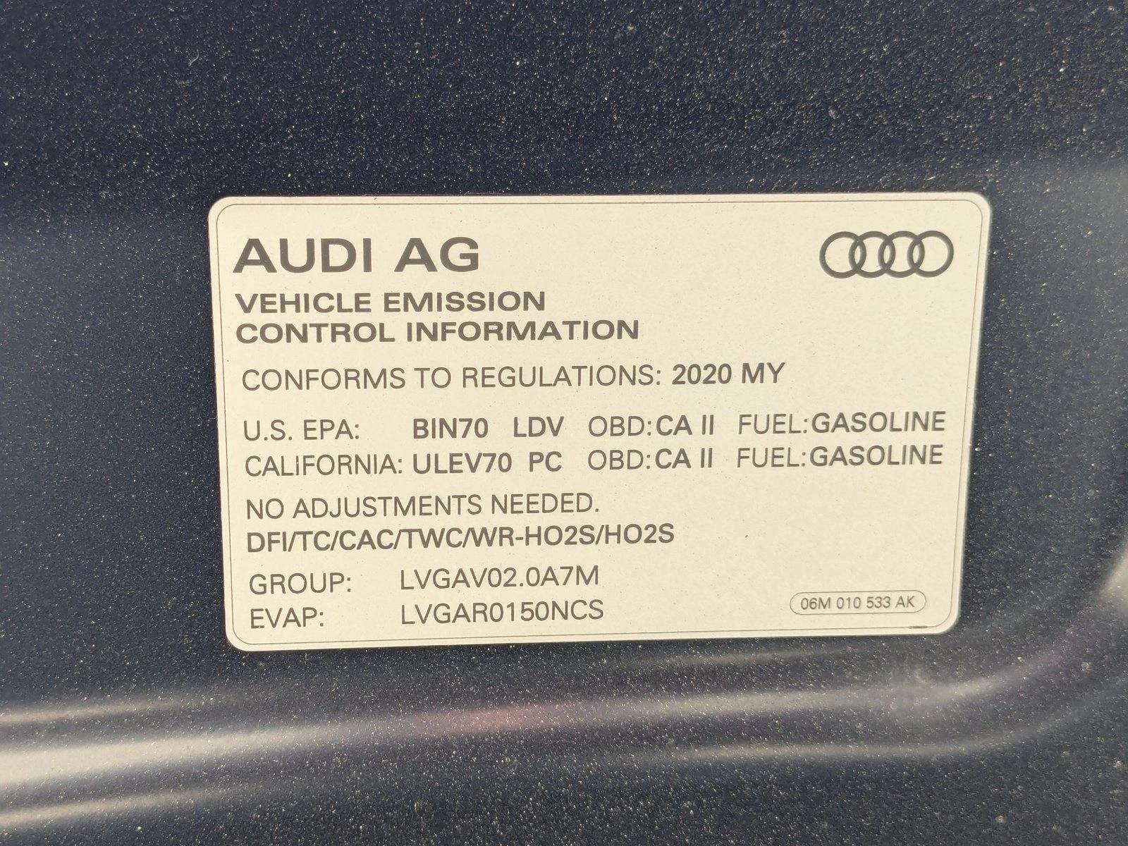 2020 Audi A6 Premium 45 TFSI quattro