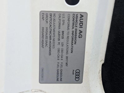 2017 Audi A4 2.0 TFSI Auto Premium Plus quattro AWD