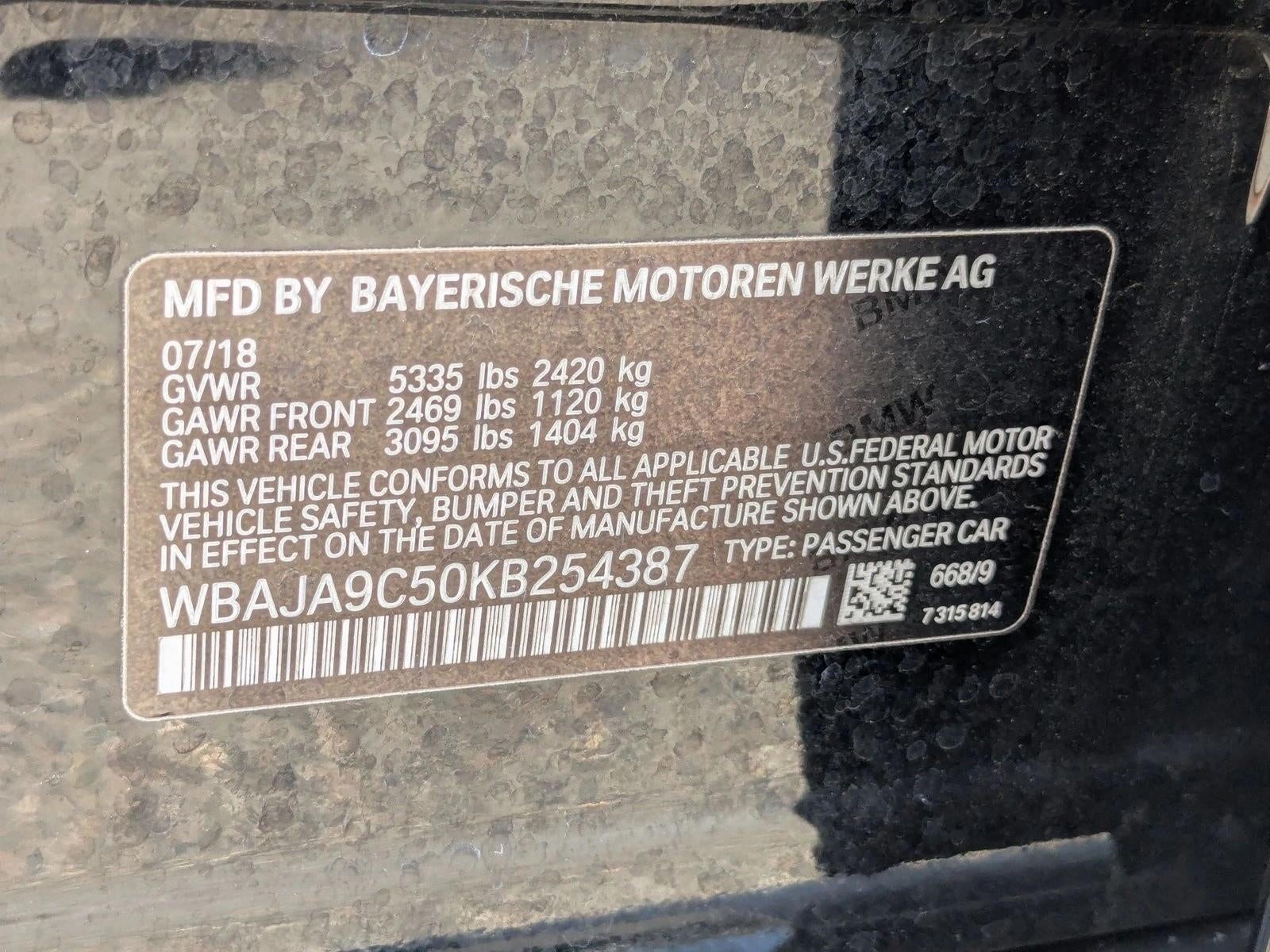 2019 BMW 530e iPerformance Plug-In Hybrid