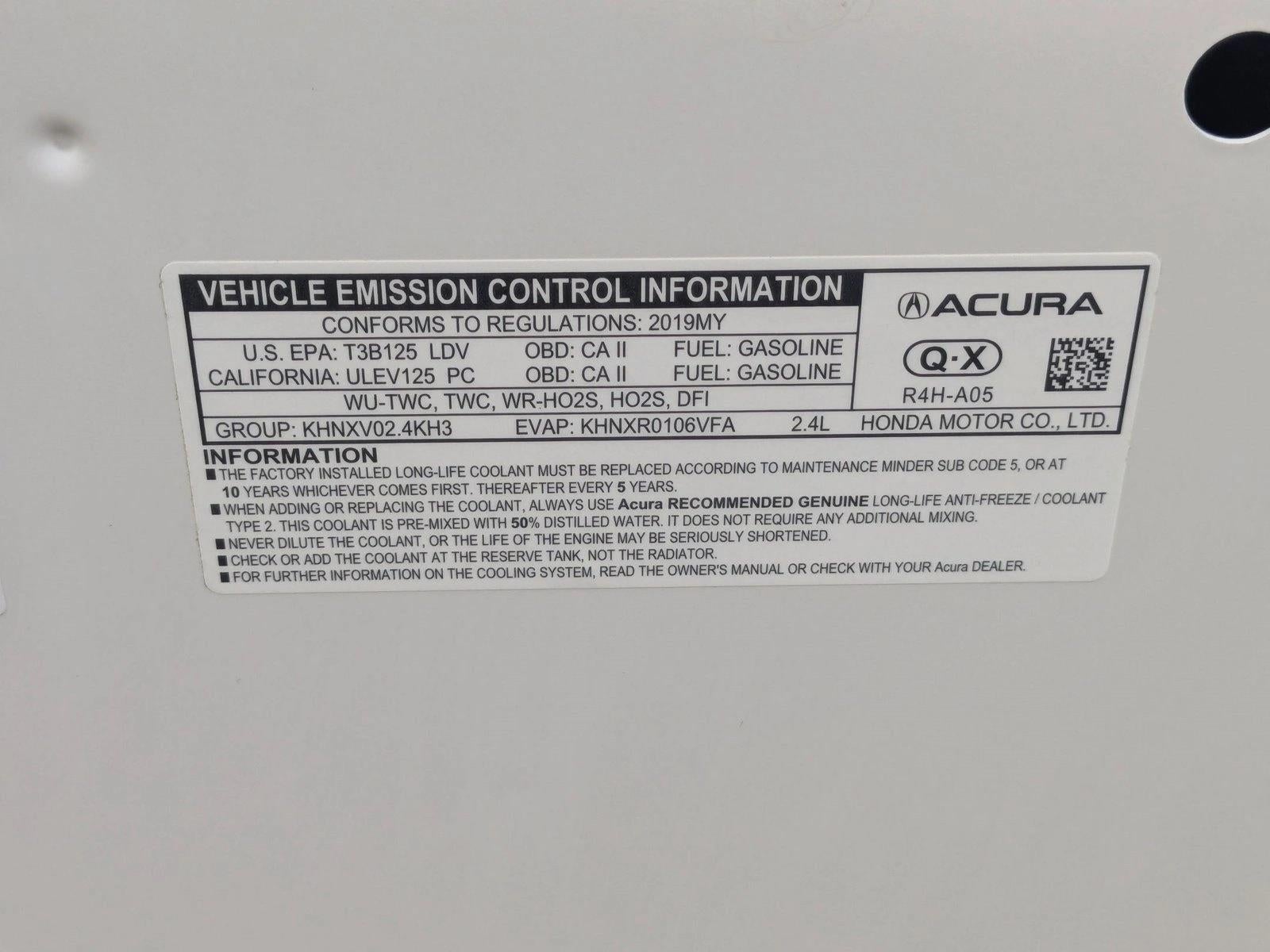 2019 Acura ILX Sedan w/Premium Pkg