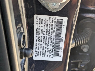 2020 Honda Civic Sedan EX CVT
