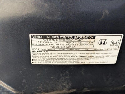 2016 Honda Civic Sedan LX CVT