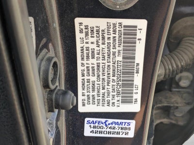 2016 Honda Civic Sedan LX CVT