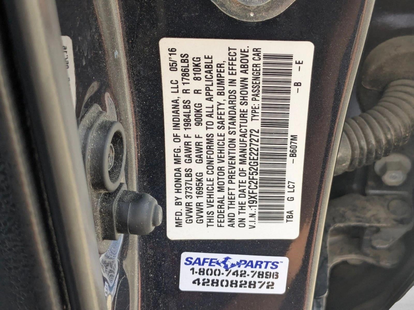 2016 Honda Civic Sedan LX CVT