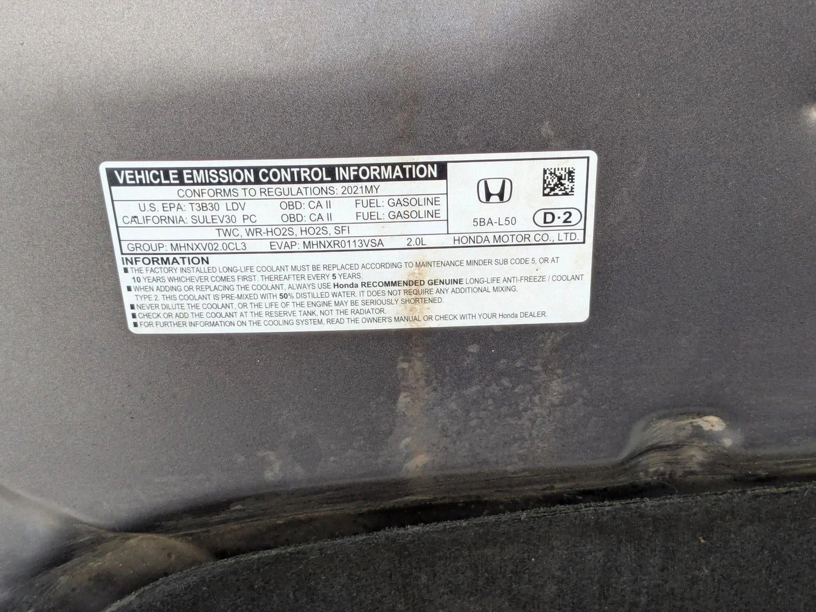 2021 Honda Civic Sedan LX CVT