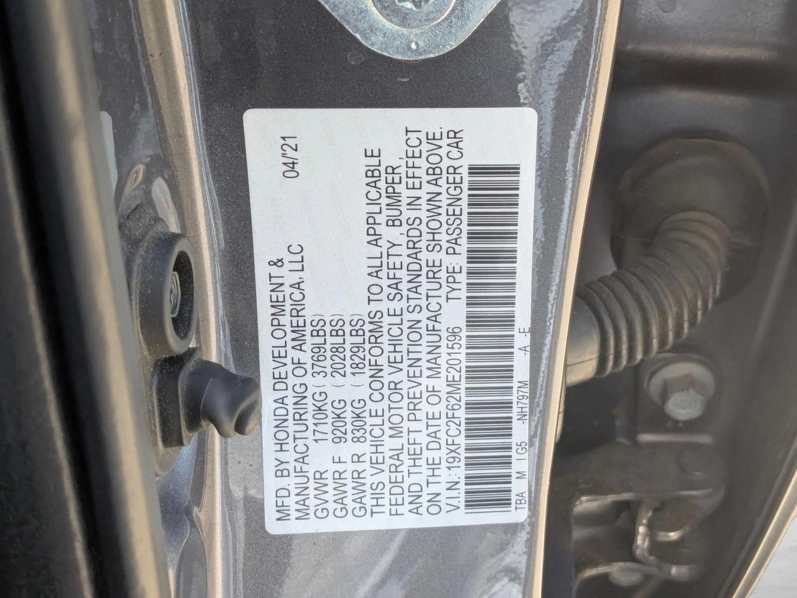 2021 Honda Civic Sedan LX CVT