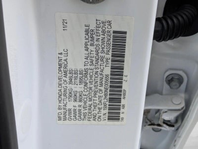 2022 Honda Civic Hatchback Sport CVT