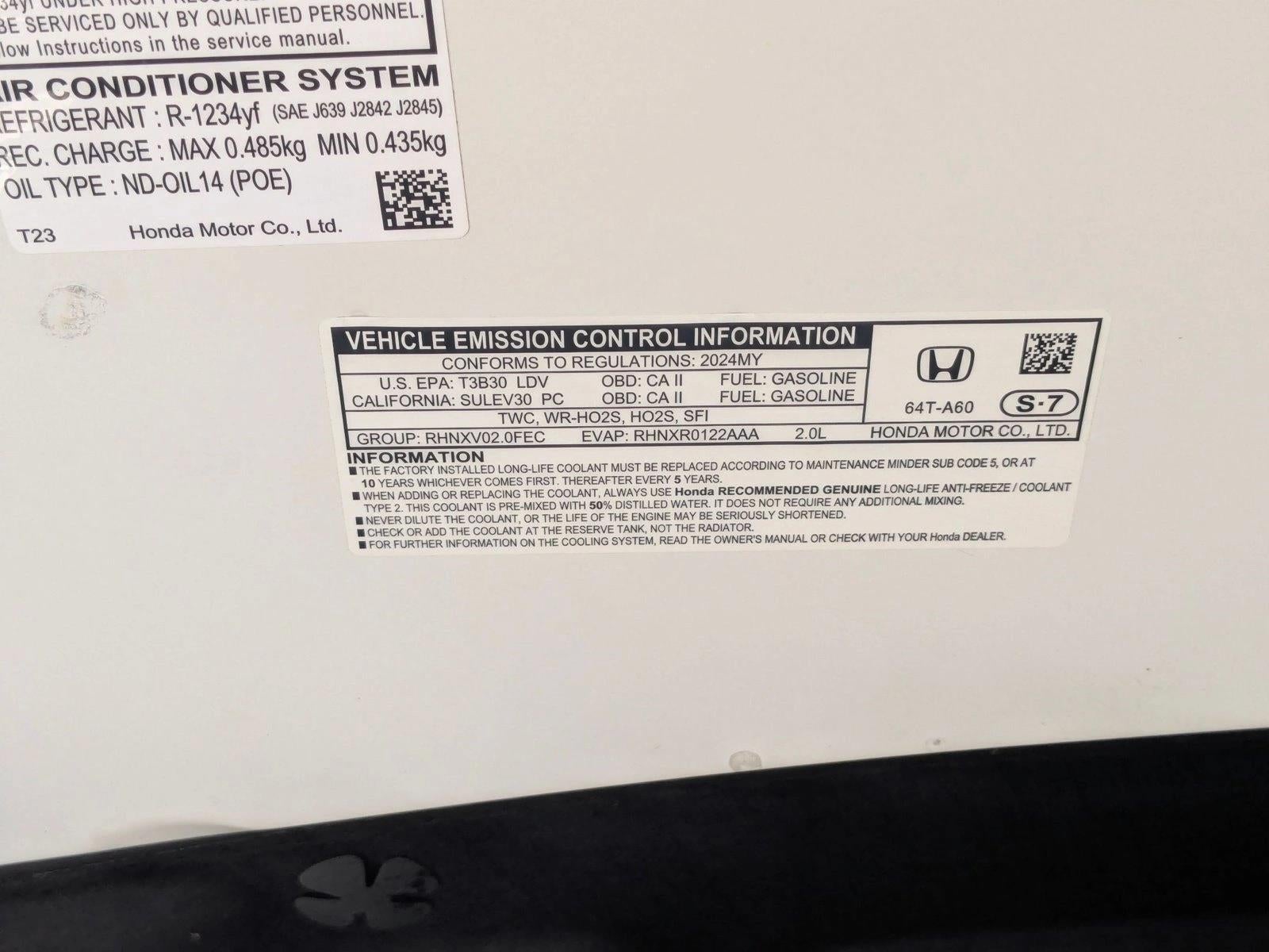 2024 Honda Civic Hatchback Sport CVT