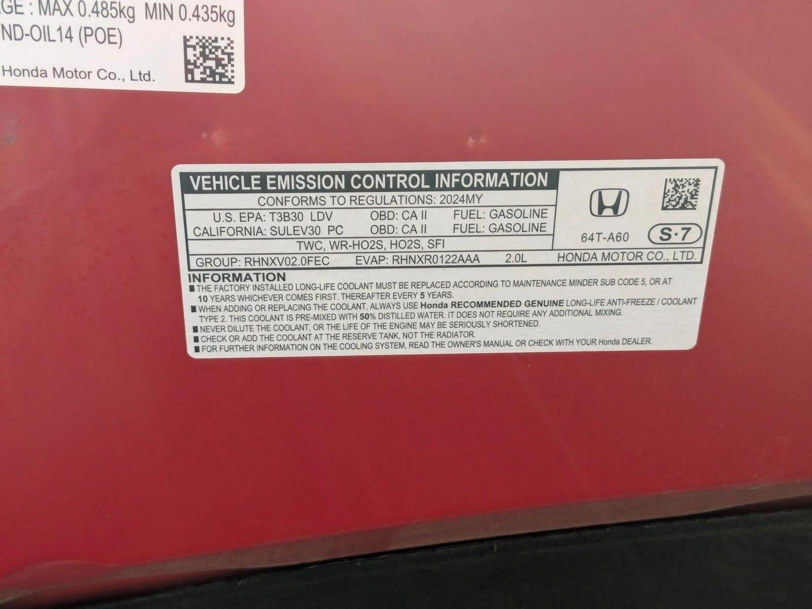 2024 Honda Civic Hatchback Sport CVT