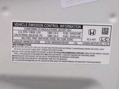 2021 Honda Insight EX CVT