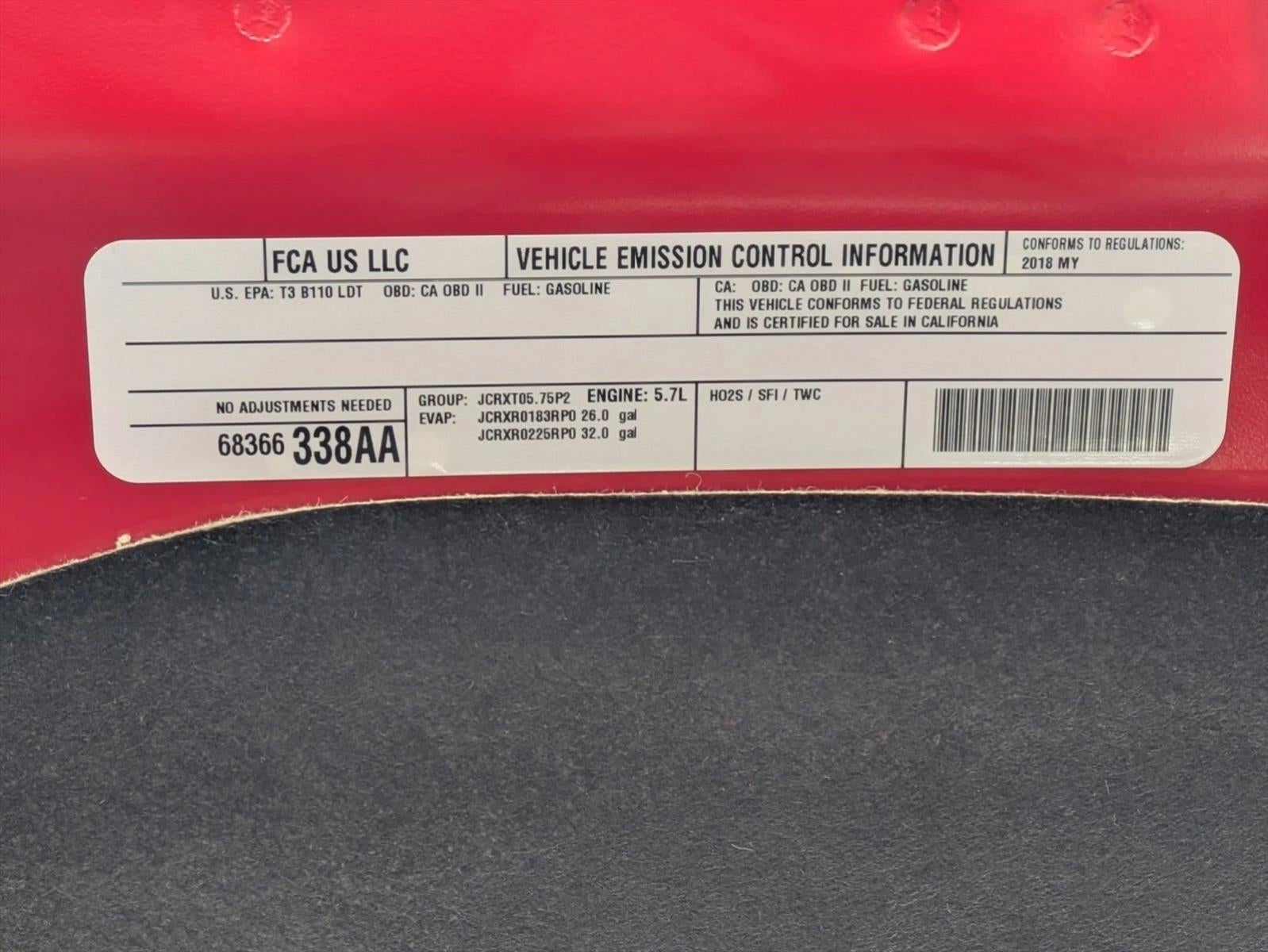 2018 RAM 1500 Laramie 4x4 Crew Cab 6'4" Box