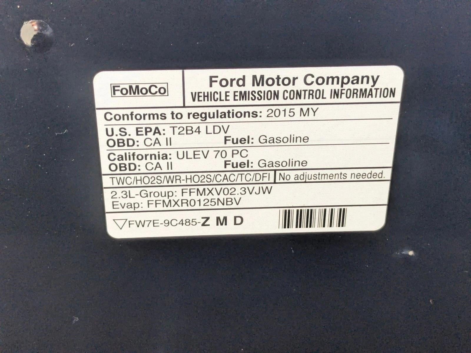2015 Ford Mustang 2dr Fastback EcoBoost