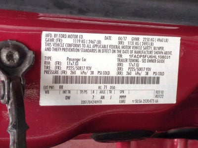 2017 Ford C-Max Energi Titanium FWD