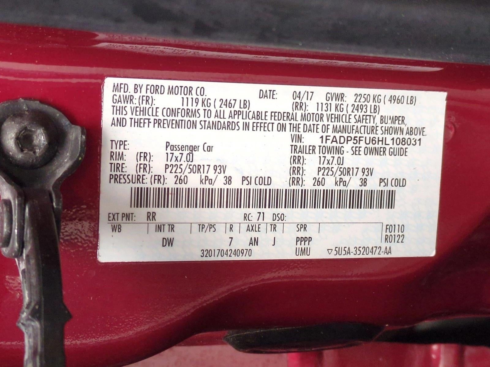 2017 Ford C-Max Energi Titanium FWD