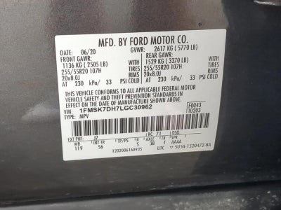 2020 Ford Explorer XLT RWD