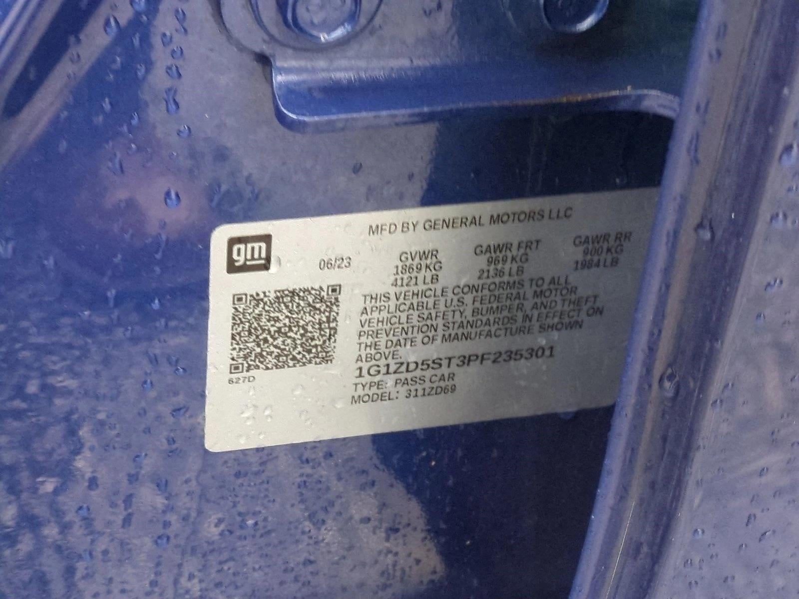 2023 Chevrolet Malibu 4dr Sdn 1LT