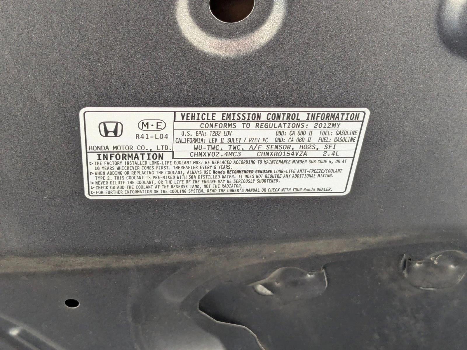 2012 Honda Accord Sedan SE Automatic