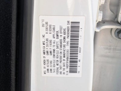 2011 Honda Accord Sedan EX-L V6 Automatic