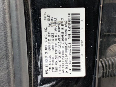 2017 Honda Accord Sedan Sport SE CVT