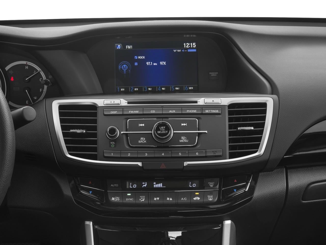 2016 Honda Accord Sedan LX CVT PZEV with Honda Sensing