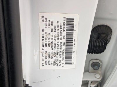 2015 Honda Accord Sedan EX-L CVT PZEV