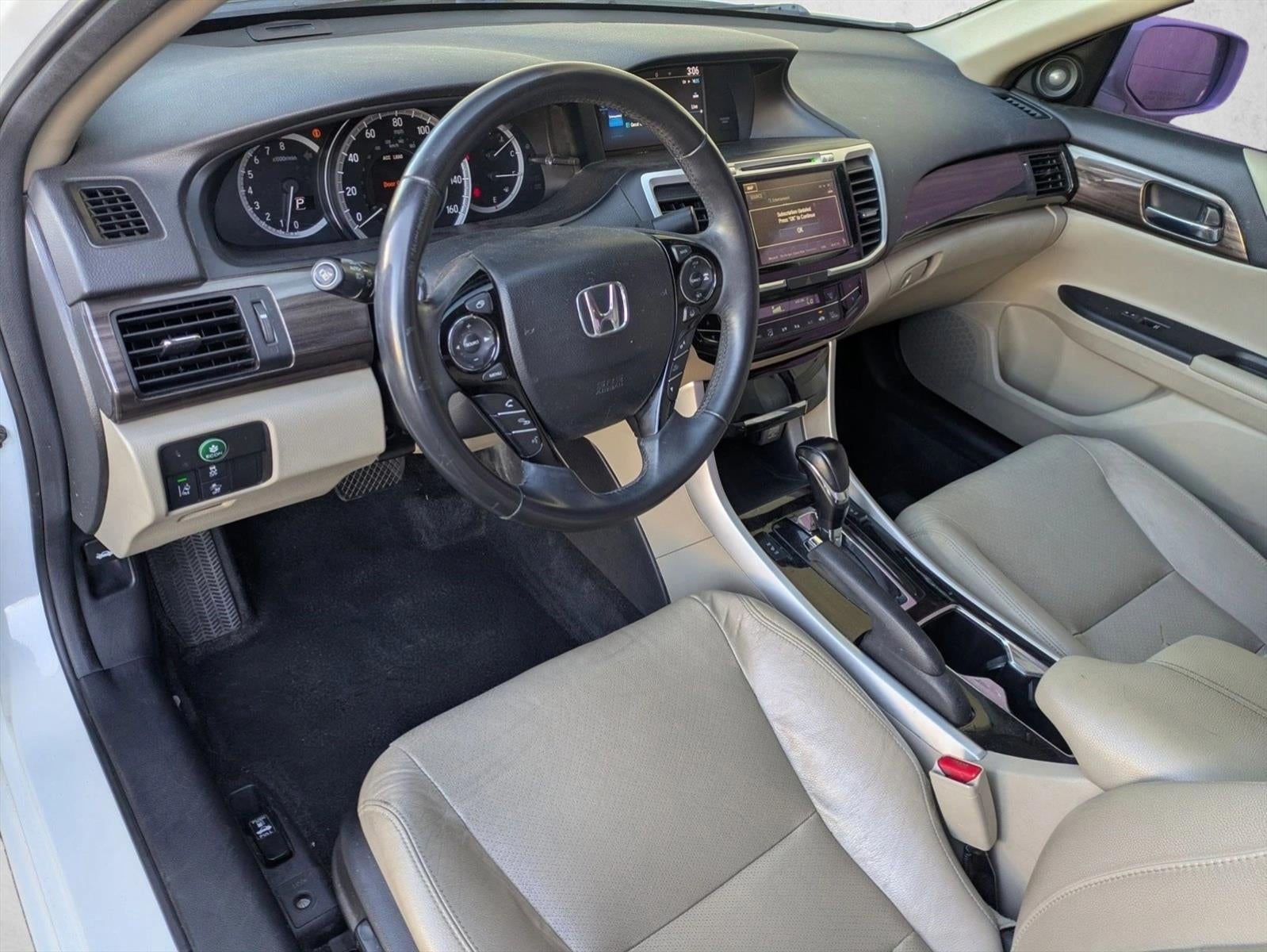 2016 Honda Accord Sedan EX-L CVT PZEV with Navigation and Honda Sensing