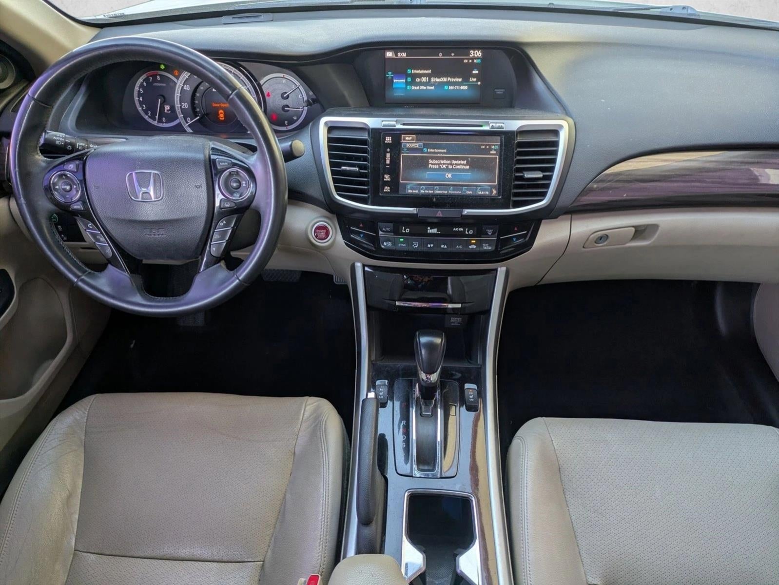 2016 Honda Accord Sedan EX-L CVT PZEV with Navigation and Honda Sensing