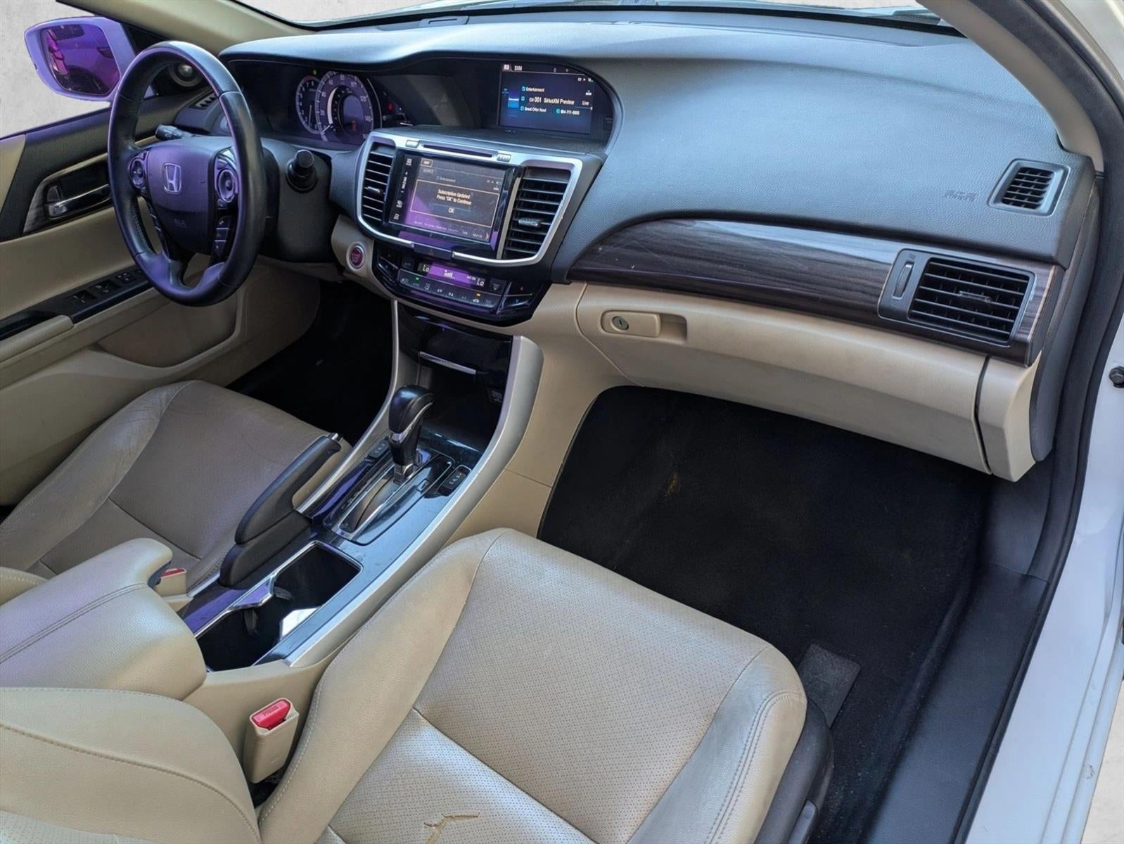 2016 Honda Accord Sedan EX-L CVT PZEV with Navigation and Honda Sensing