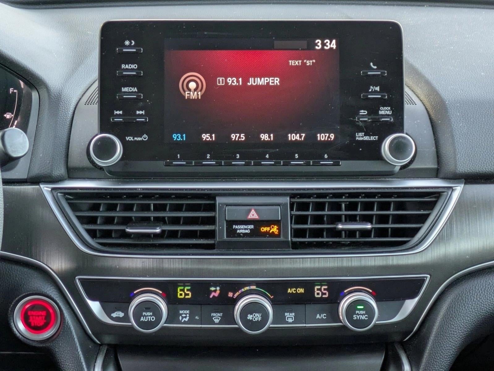 2019 Honda Accord Sedan LX 1.5T CVT