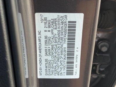 2018 Honda Accord Sedan Sport 1.5T CVT