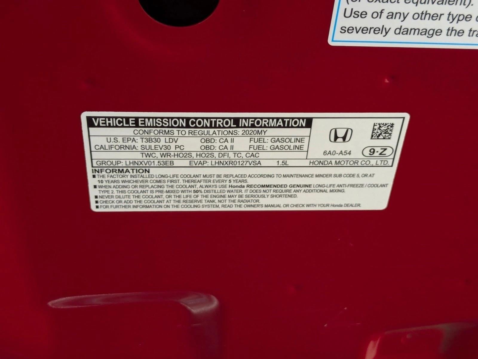 2020 Honda Accord Sedan Sport 1.5T CVT