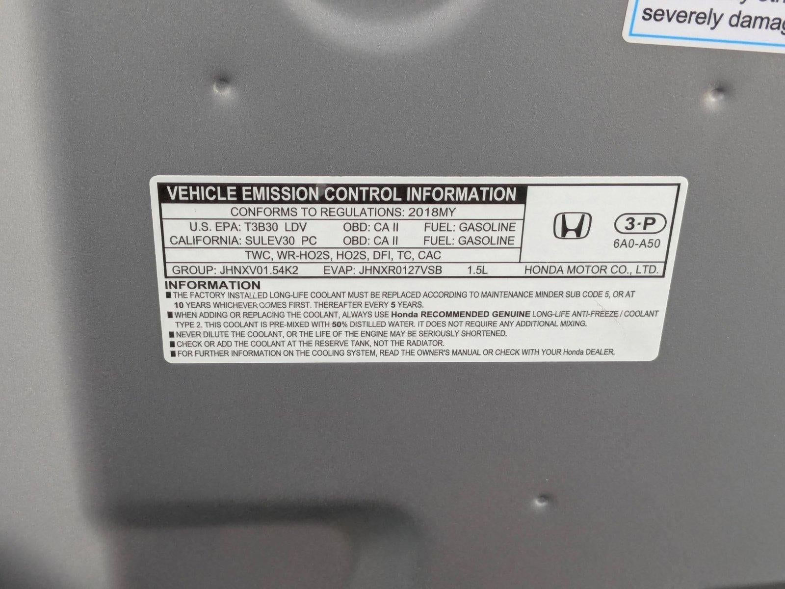 2018 Honda Accord Sedan Sport 1.5T CVT