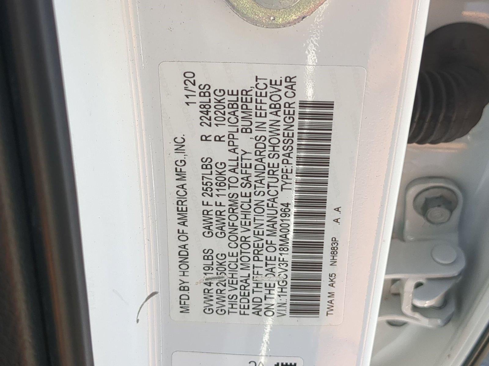 2021 Honda Accord Hybrid Sedan