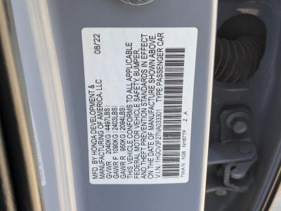 2022 Honda Accord Hybrid Sport Sedan