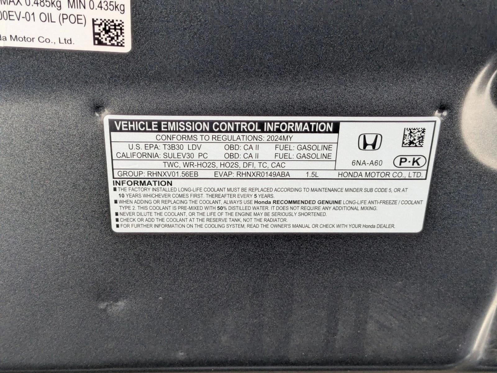 2024 Honda Accord Sedan LX CVT