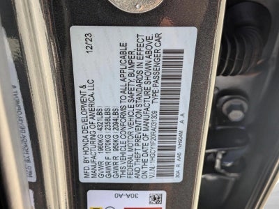 2024 Honda Accord Sedan LX CVT