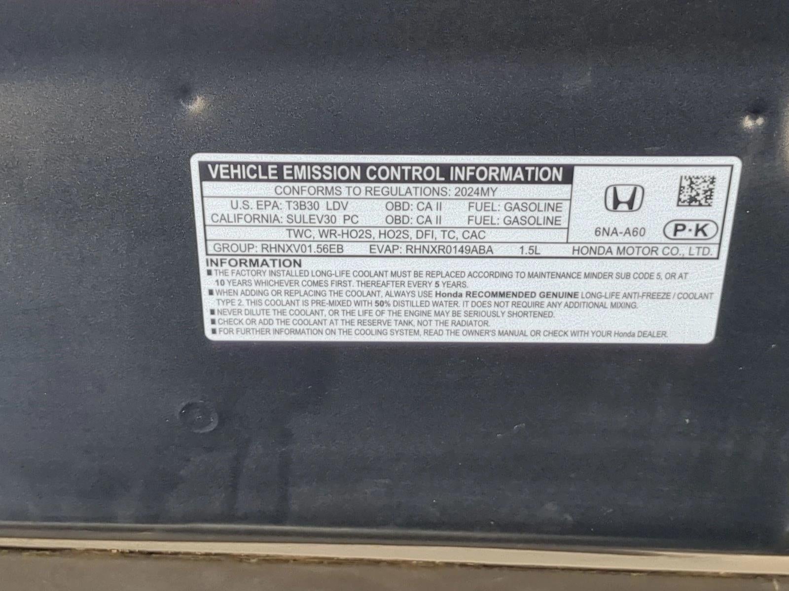 2024 Honda Accord Sedan LX CVT