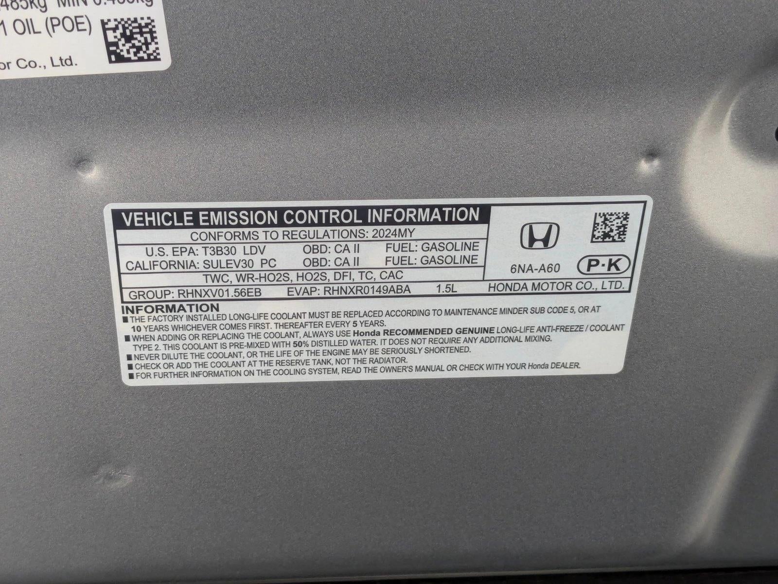 2024 Honda Accord Sedan EX CVT