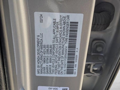 2024 Honda Accord Sedan EX CVT
