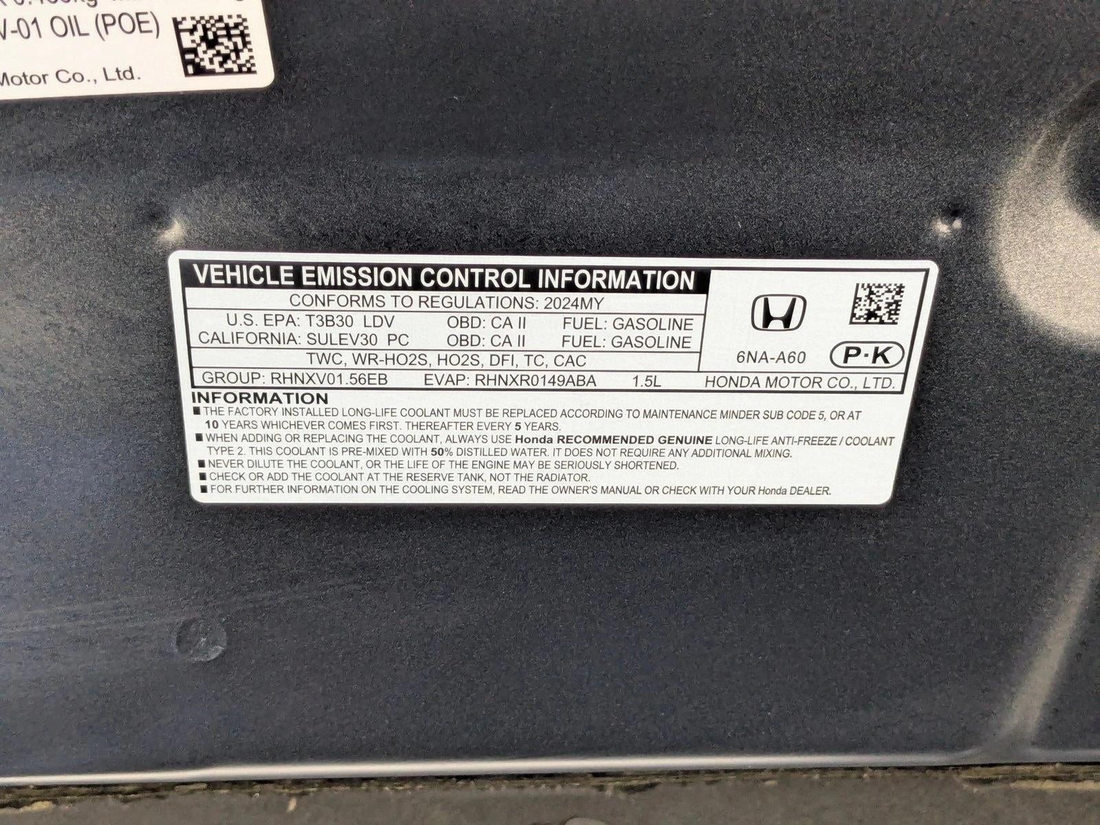 2024 Honda Accord Sedan EX CVT